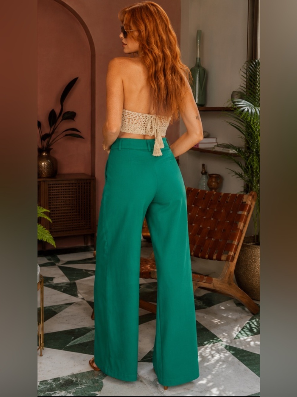 Princess Polly wide leg trousers - Picture 2 of 7